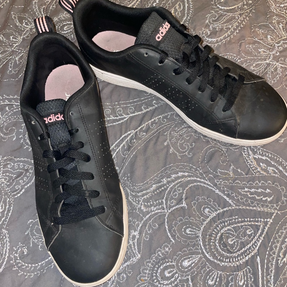Adidas Black & Pink Sneakers